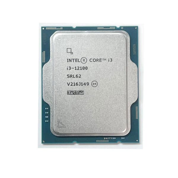 CPU Intel Core i3 12100 Tray | LGA 1700, 4 nhân/8 luồng, Max 4.3 GHz