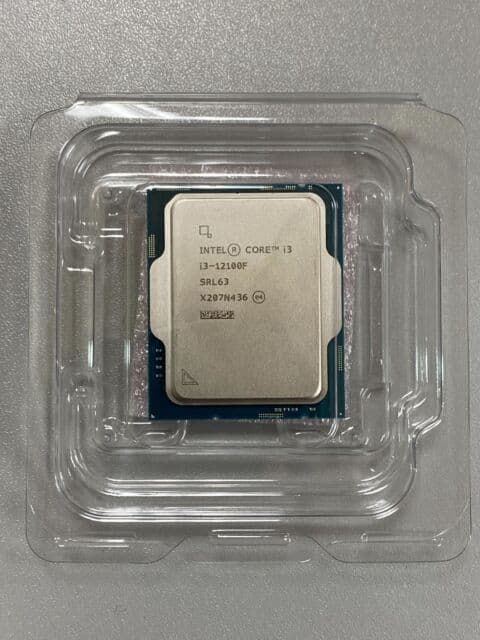 CPU Intel Core i3 12100F / 3.3GHz Turbo 4.3GHz / 4 Nhân 8 Luồng / 12MB / LGA 1700 TRAY