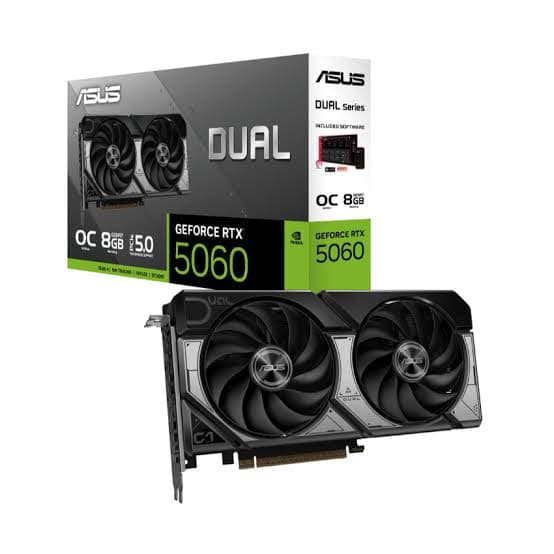 Card ASUS Dual GeForce RTX 5060 8GB GDDR7 OC Edition DUAL-RTX5060-O8G
